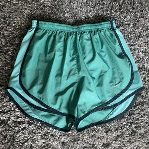 Teal green Nike shorts